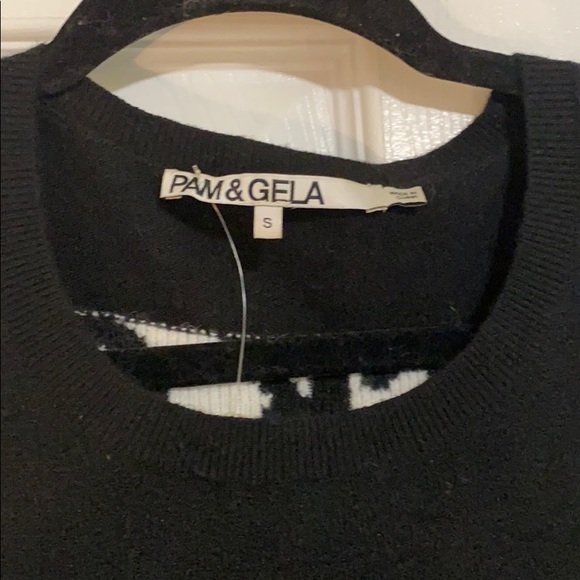 Pam & Gela Cold Shoulder Sweater - Picture 4 of 7